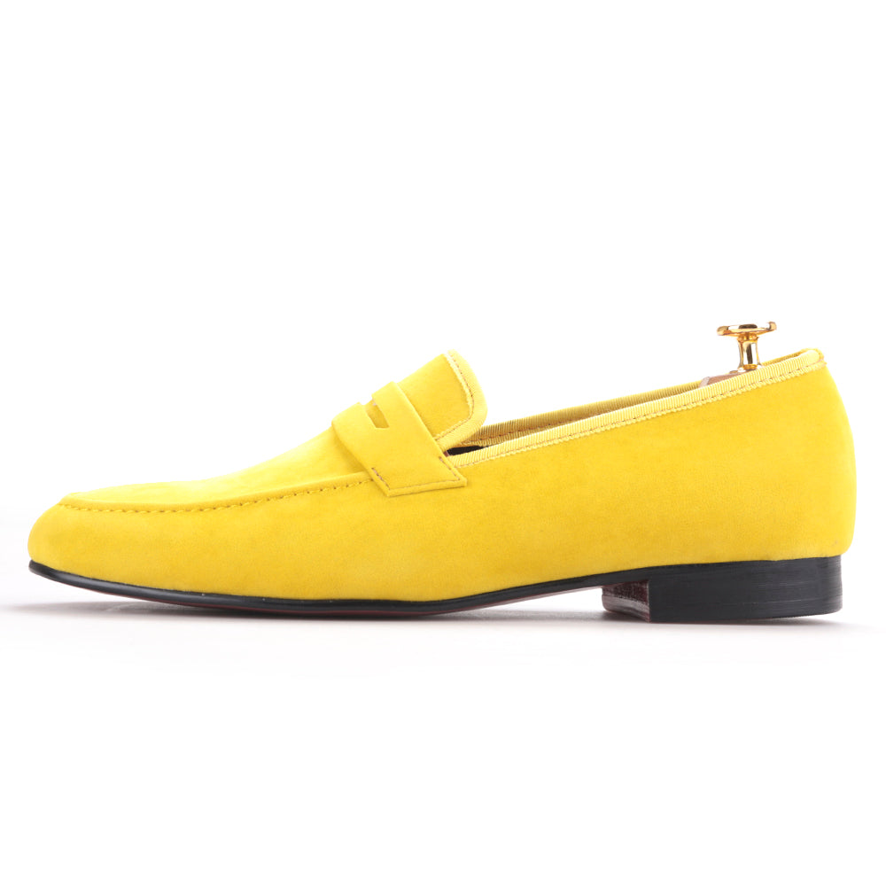 yellow men's dress shoes Handmade Leather Brogue Lace-up Wingtip Oxford Bespoke Expertly crafted by Antonio Cerrelli OneDrop Handmade Men Dress Shoes