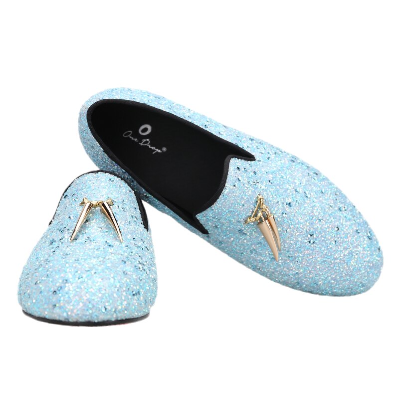 OneDrop Children Sky Blue Handmade Kid Leather Prom Birthday Party And Wedding Dress Shoes Loafers Metal Tassels 8 OneDrop Children Sky Blue Handmade Kid Leather Prom Birthday Party And Wedding Dress Shoes Loafers Metal Tassels 8