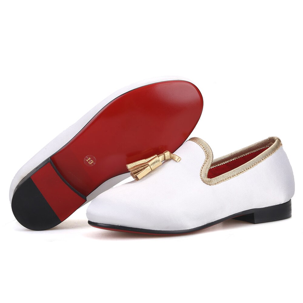 Dress Shoes For Men Red Bottoms Shoes Mens Loafers Red Soles Paint