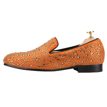 OneDrop Dress Shoes Full Rhinestone Handmade Men Wedding Prom Party Loafers