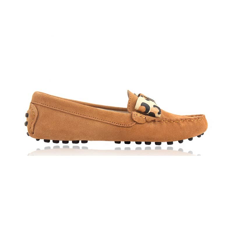 MIYAGINA Women Leather Flats Spring Moccasins Casual Shoes
