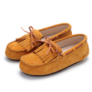 MIYAGINA Leather Women Loafers Handmade Moccasin Driving Shoe