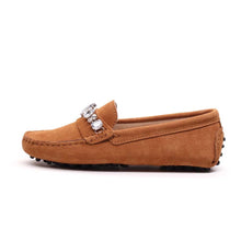 MIYAGINA Leather Women Shoes Fashion Flats Driving Moccasins Loafers