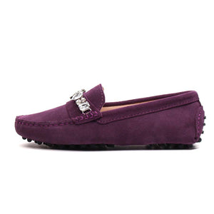 MIYAGINA Leather Women Shoes Fashion Flats Driving Moccasins Loafers