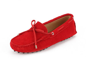 Women Leather Flat Loafers Moccasins Driving Shoes