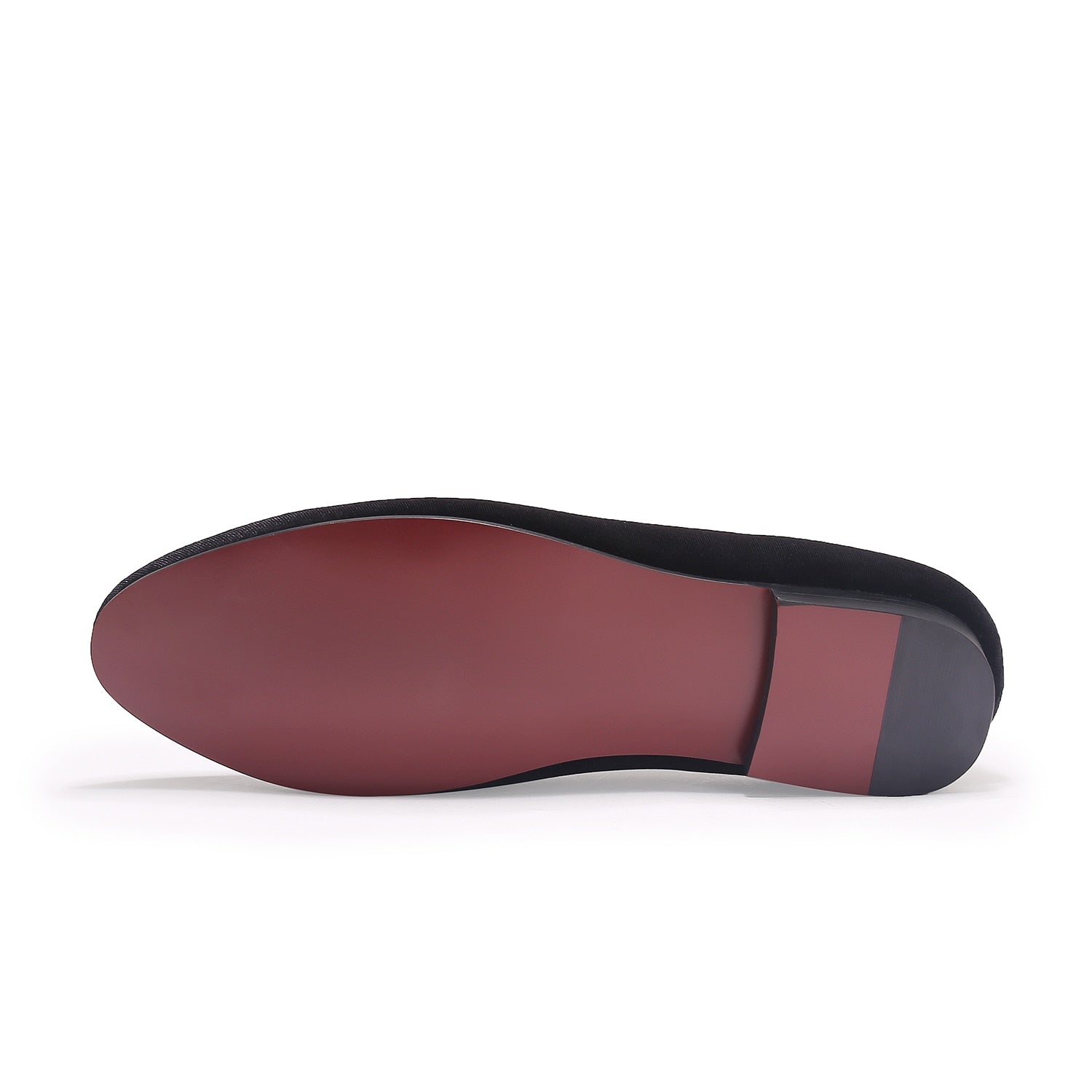 Harpelunde red discount velvet loafers