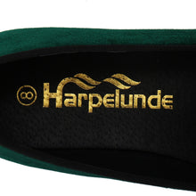 Harpelunde Men Moccasins Embroidered Velvet Loafers Smoking Slippers