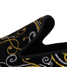 Harpelunde Paisley Men Loafers Slip On Wedding Shoes Velvet Slippers