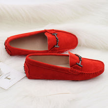 MIYAGINA Leather Women Spring Flat Moccasins Shoes