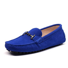 MIYAGINA Men Flats Handmade Casual Leather Moccasin Driving Shoes