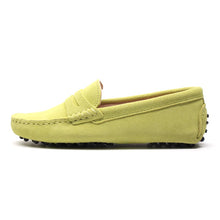 MIYAGINA Women Leather Loafers Flats Moccasins Driving Shoes