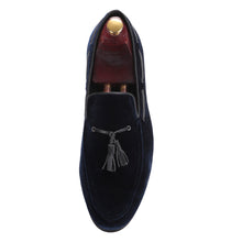 OneDrop Leather Tassel Handmade Men Dress Shoes Party Wedding Prom Velvet Loafers