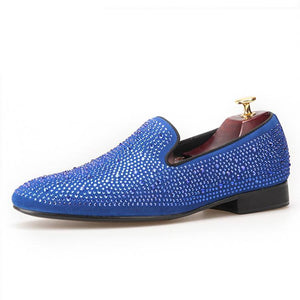 OneDrop Dress Shoes Full Rhinestone Handmade Men Wedding Prom Party Loafers OneDrop Dress Shoes Full Rhinestone Handmade Men Wedding Prom Party Loafers
