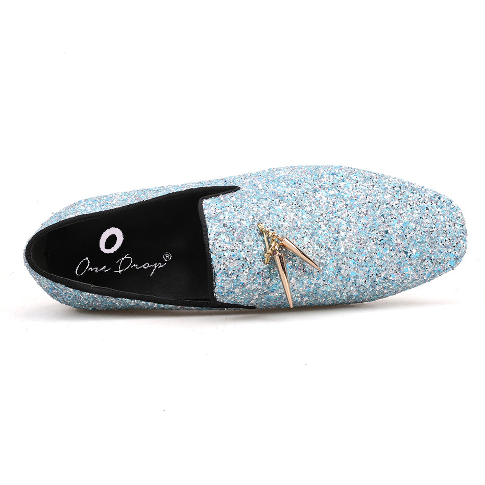 Baby blue mens dress shoes deals
