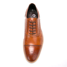 OneDrop Handmade Men Dress Shoes Oxfords Carved Leather Lace Up Bullock Loafers