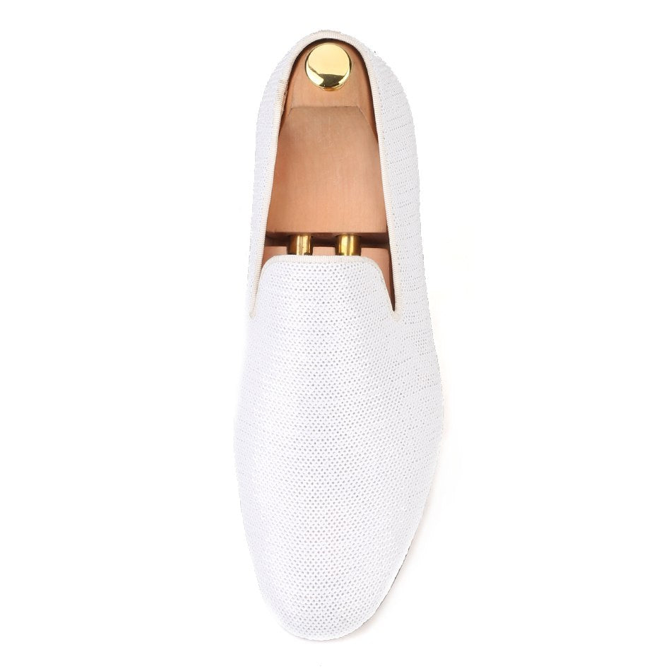 Men's Vintage Studded Dress Loafers - Rhinestone Tuxedo Glitter Sequins Rivets For Wedding, Party, Prom