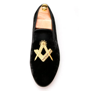 OneDrop Handmade Dress Shoes Exquisite Embroidery Pattern Men Velvet Wedding Party Prom Loafer