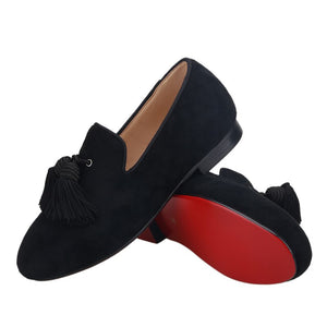 mens black dress shoes with red soles