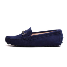 Women MIYAGINA Leather Flats Moccasins Loafers Driving Shoes