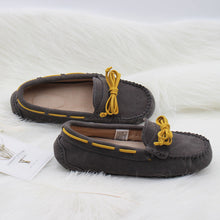 MIYAGINA Woman Moccasins Leather Flat Loafers Casual Driving shoes